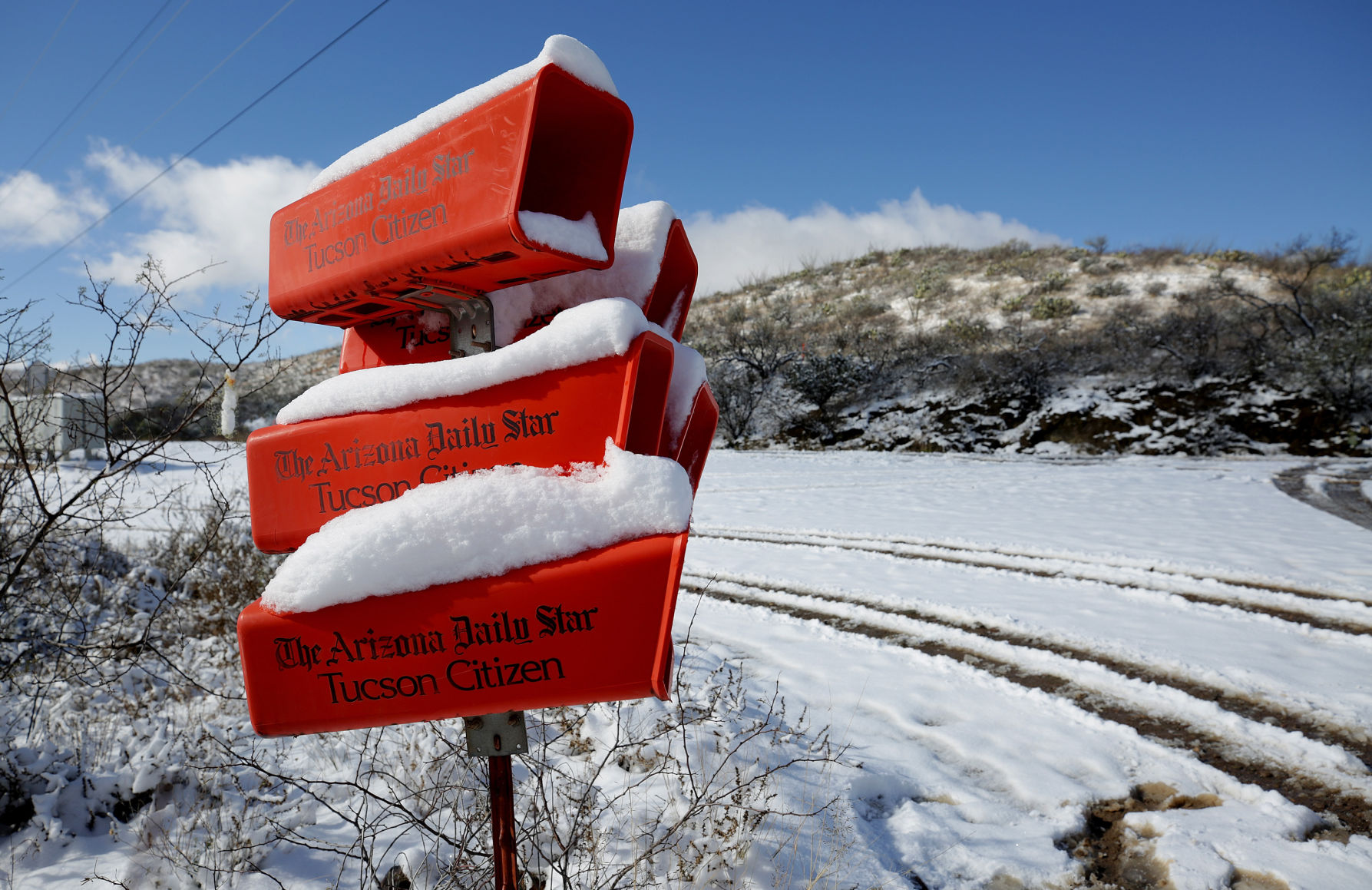 Snow in Southern Arizona